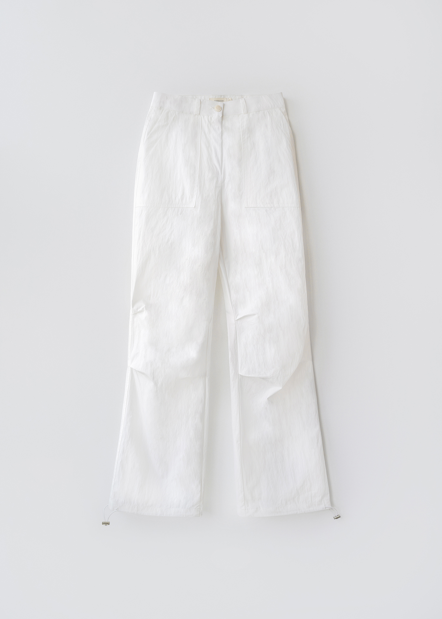 Easy nylon pants (white)