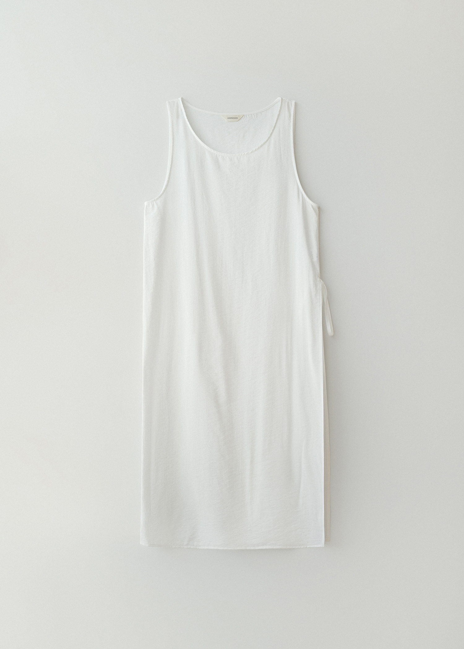 Sheer layered dress (white)
