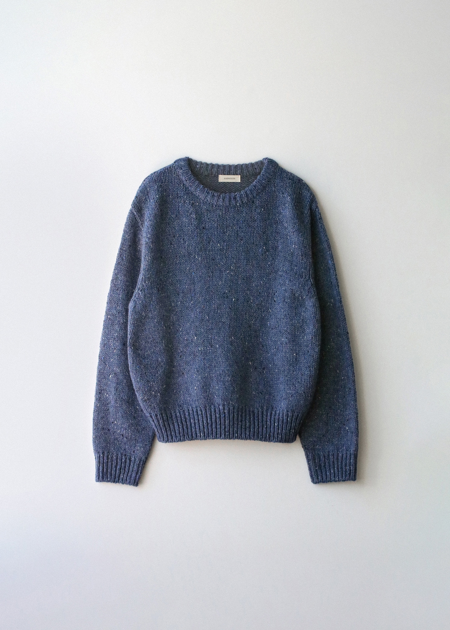 Nep wool pullover (blue)