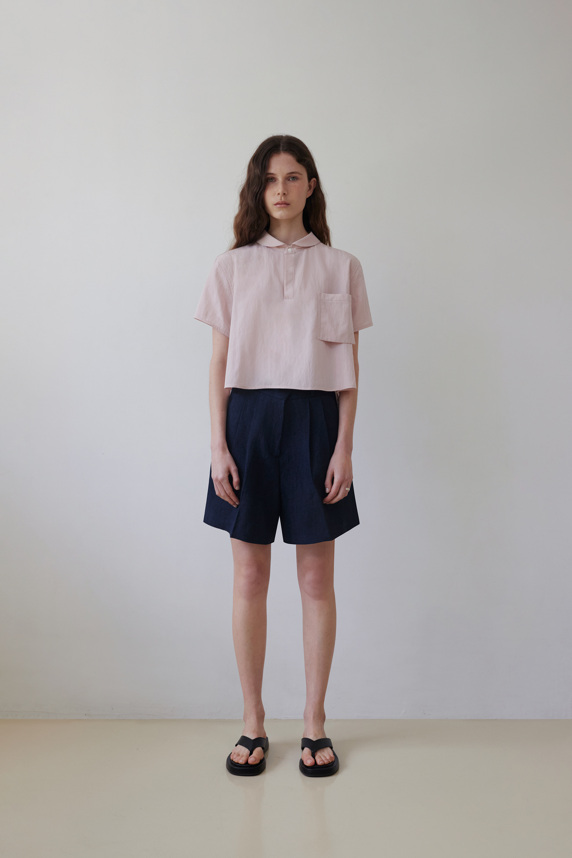 [REFURB] Molly half shirt (ash pink)