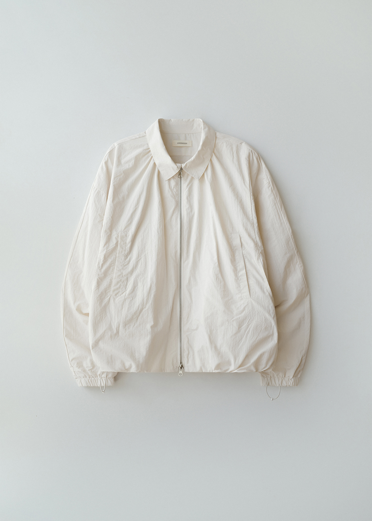 Volume blouson jacket (ivory)